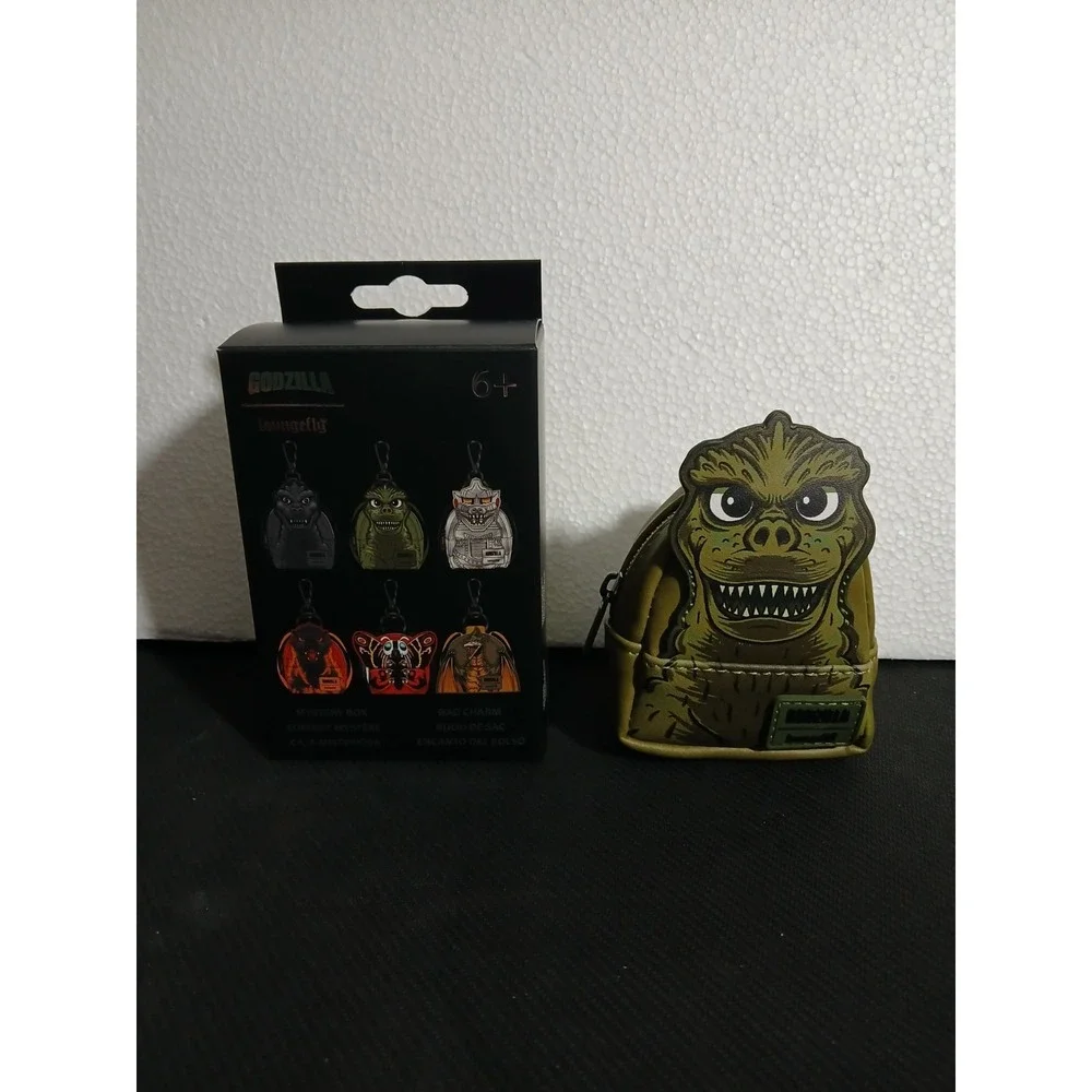 Loungefly Godzilla (Green) Entertainment Earth Exclusive Cosplay Bag Charms Keyc